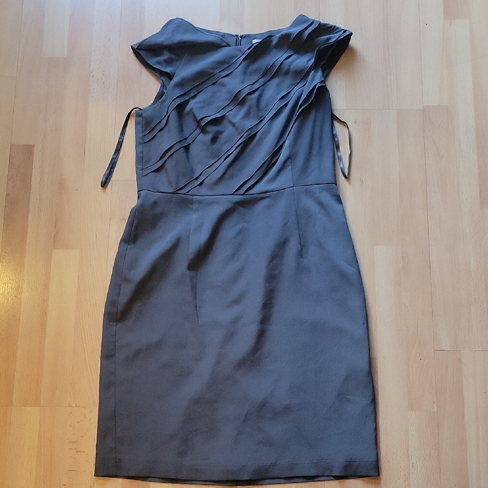 LOFT Asymmetrical Gray Dress